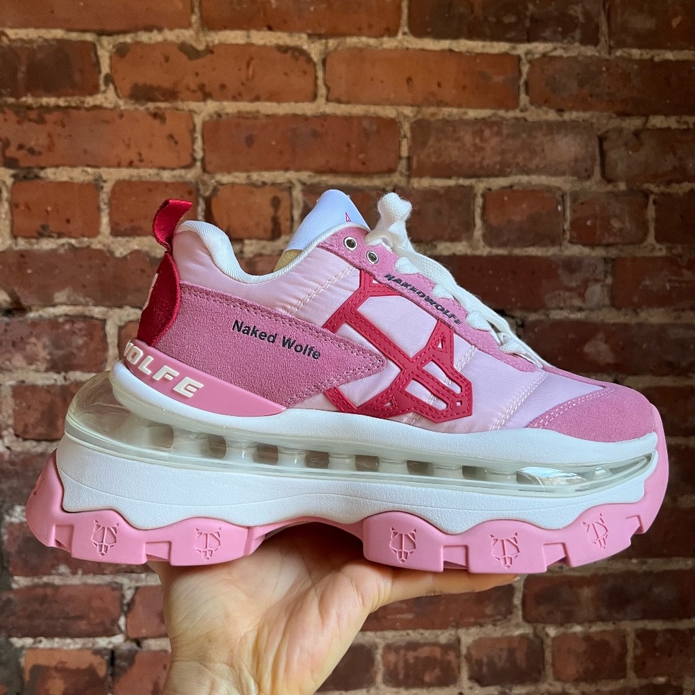 Pink NAKED WOLFE fighter size 6